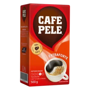 Café Torrado e Moído a Vácuo Extraforte Café Pelé Pacote 500g